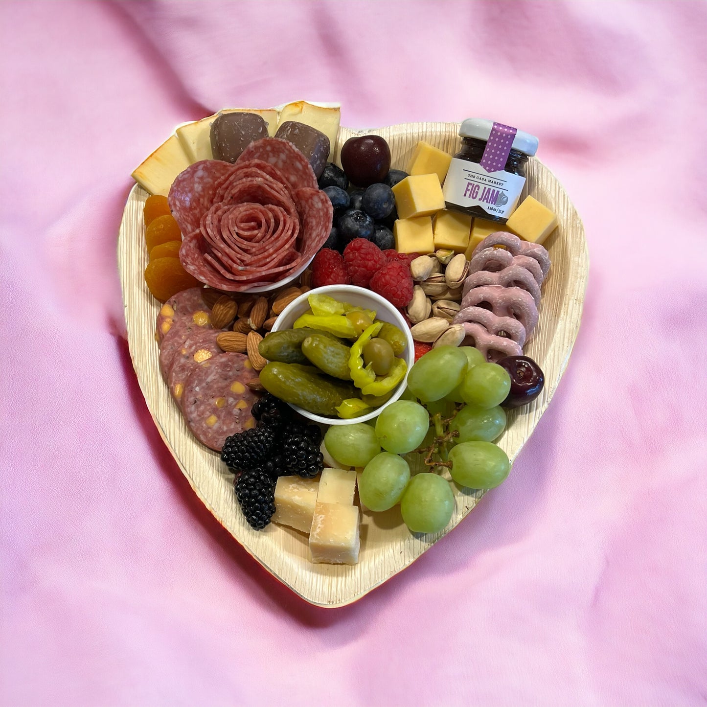 Heart Shaped Charcuterie Board